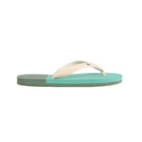 Silbon – 1031503302 – Chanclas verdes y crema - Hombre