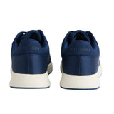 Silbon – 1031602278 – Sneakers azul marino de piel con suela de goma - Hombre