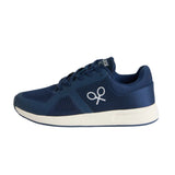 Silbon – 1031602278 – Sneakers azul marino de piel con suela de goma - Hombre