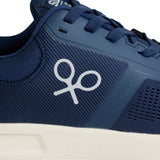 Silbon – 1031602278 – Sneakers azul marino de piel con suela de goma - Hombre