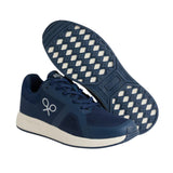 Silbon – 1031602278 – Sneakers azul marino de piel con suela de goma - Hombre