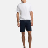 Silbon – 1040401067 – Camiseta blanca de manga corta 100% algodón con impresión trasera - Hombre