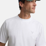 Silbon – 1040401067 – Camiseta blanca de manga corta 100% algodón con impresión trasera - Hombre