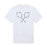 Silbon – 1040401067 – Camiseta blanca de manga corta 100% algodón con impresión trasera - Hombre