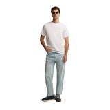 Silbon – 1040401269 – Camiseta blanca de manga corta 100% algodón con dibujo en la espalda - Hombre