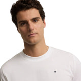 Silbon – 1040401269 – Camiseta blanca de manga corta 100% algodón con dibujo en la espalda - Hombre
