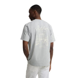 Silbon – 1040402077 – Camiseta azul de manga corta 100% algodón con dibujo en la espalda - Hombre
