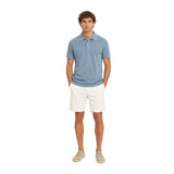 Polo azul Silbon hombre algodón regular fit Konestilochic