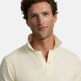 Silbon – 1041007166 – Polo color crema de manga corta 100% algodón con teñido en prenda - Hombre