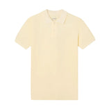 Silbon – 1041007166 – Polo color crema de manga corta 100% algodón con teñido en prenda - Hombre