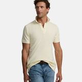 Silbon – 1041007166 – Polo color crema de manga corta 100% algodón con teñido en prenda - Hombre