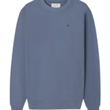 Silbon – 1041102197 – Sudadera azul 100% algodón de corte regular con bordado en la espalda - Hombre