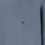 Silbon – 1041102197 – Sudadera azul 100% algodón de corte regular con bordado en la espalda - Hombre
