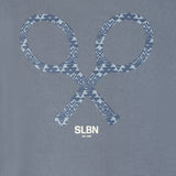 Silbon – 1041102293 – Sudadera azul 100% algodón con estampado en la espalda - Hombre