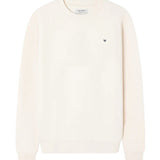 Silbon – 1041105292 – Sudadera color crema 100% algodón con estampado en la espalda - Hombre