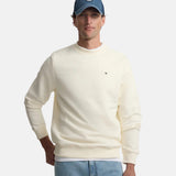 Silbon – 1041107298 – Sudadera color crema de algodón con dibujo en la espalda - Hombre