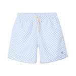 Bañador azul claro de cuadros Silbon con cordón hombre verano Konestilochic