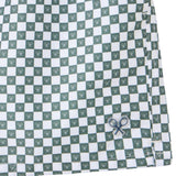 Silbon – 1043103333 – Bañador de cuadros verde y blanco con cintura ajustable y red interior - Hombre