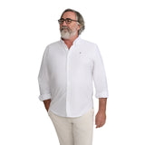 Silbon - 123593 - Camisa blanca 100% algodón BCI de manga larga y corte regular - Hombre
