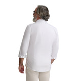 Silbon - 123593 - Camisa blanca 100% algodón BCI de manga larga y corte regular - Hombre