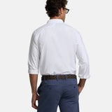Silbon - 123593 - Camisa blanca 100% algodón BCI de manga larga y corte regular - Hombre