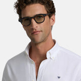 Silbon - 123593 - Camisa blanca 100% algodón BCI de manga larga y corte regular - Hombre