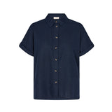 Camisa azul marino mujer Freequent | Estilo ligero y casual Konestilochic