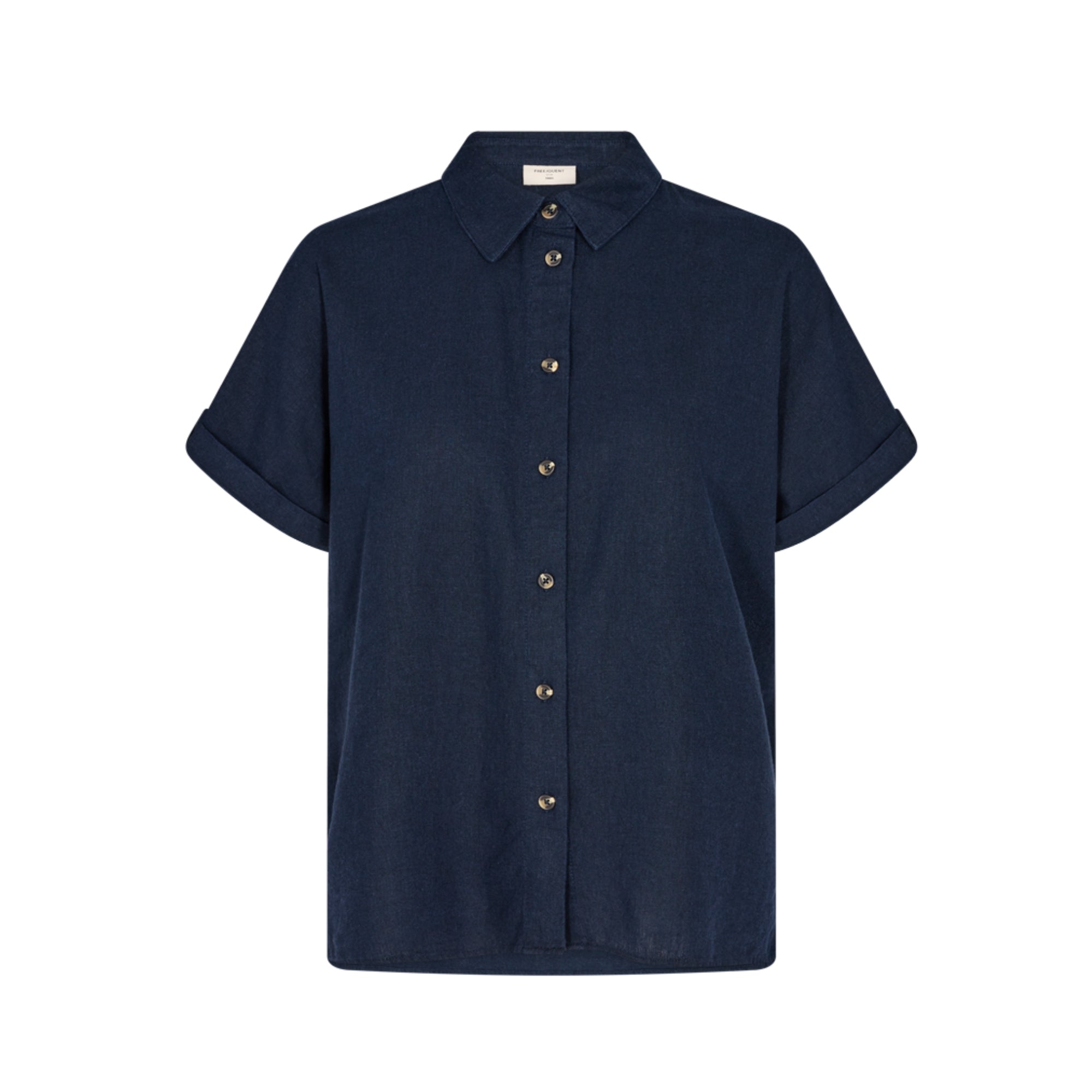 Camisa azul marino mujer Freequent | Estilo ligero y casual Konestilochic