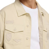 Silbon - 131115 - Sobrecamisa con parches 100% algodón BCI - Hombre
