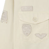Silbon - 131115 - Sobrecamisa con parches 100% algodón BCI - Hombre