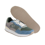Silbon - 131121 - Zapatillas deportivas de piel de serraje y tejido técnico perforado - Hombre