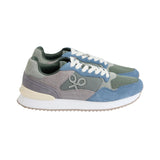 Silbon - 131121 - Zapatillas deportivas de piel de serraje y tejido técnico perforado - Hombre