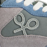 Silbon - 131121 - Zapatillas deportivas de piel de serraje y tejido técnico perforado - Hombre