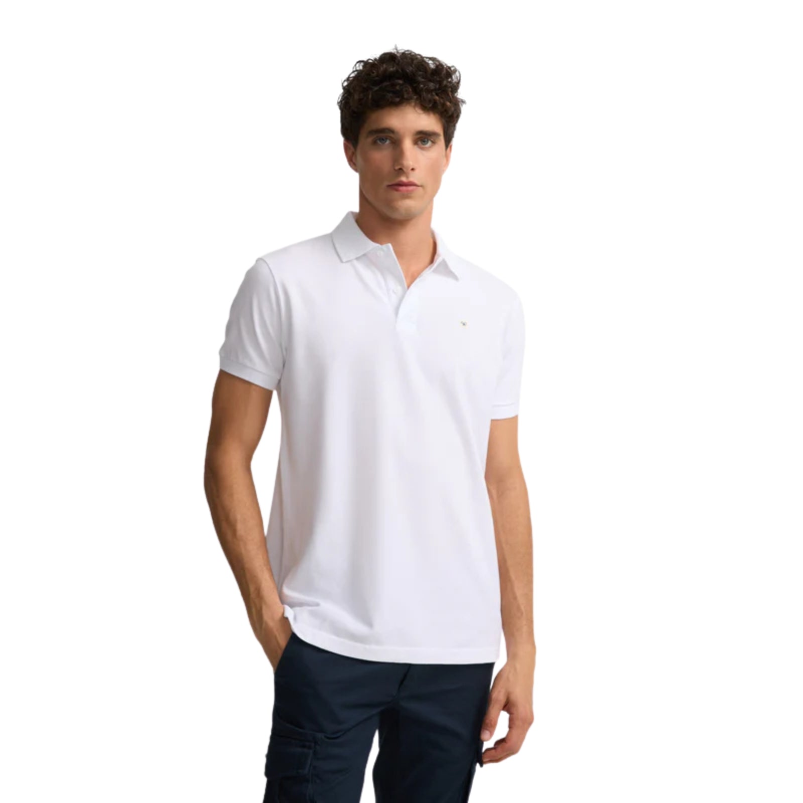Polo algodón manga corta hombre Silbon | Konestilochic