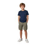 Bermudas cargo verdes Silbon con cintura ajustable para niño Konestilochic