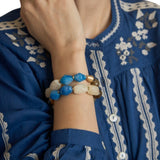 Latido - 13211PU-021 – Pulsera elástica doble de resina