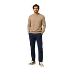 Jersey beige de hombre Silbon en algodón BCI y cashmere Konestilochic