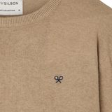 Silbon – 133595 – Jersey de cuello redondo mezcla de algodón y cashmere - Hombre