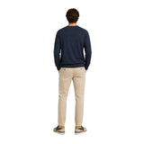 Silbon – 133596 – Jersey de cuello redondo mezcla de algodón y cashmere - Hombre