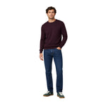 Jersey burdeos de hombre Silbon en algodón BCI y cashmere Konestilochic