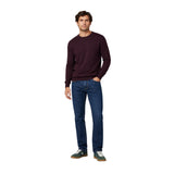 Jersey burdeos de hombre Silbon en algodón BCI y cashmere Konestilochic
