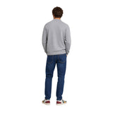 Silbon – 133603 – Cárdigan mezcla de algodón BCI y cahsmere con logo bordado - Hombre