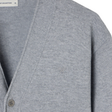 Silbon – 133603 – Cárdigan mezcla de algodón BCI y cahsmere con logo bordado - Hombre