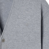 Silbon – 133603 – Cárdigan mezcla de algodón BCI y cahsmere con logo bordado - Hombre