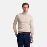 Silbon – 133607 – Jersey clásico de cuello vuelto de algodón BCI y cahsmere - Hombre