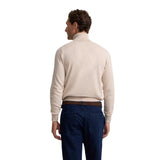 Silbon – 133607 – Jersey clásico de cuello vuelto de algodón BCI y cahsmere - Hombre