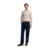 Silbon – 133607 – Jersey clásico de cuello vuelto de algodón BCI y cahsmere - Hombre