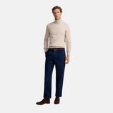 Silbon – 133607 – Jersey clásico de cuello vuelto de algodón BCI y cahsmere - Hombre