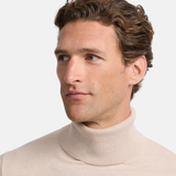 Silbon – 133607 – Jersey clásico de cuello vuelto de algodón BCI y cahsmere - Hombre