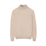 Silbon – 133607 – Jersey clásico de cuello vuelto de algodón BCI y cahsmere - Hombre